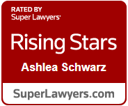 Super Lawyers - Rising Stars - Ashlea Schwarz badge